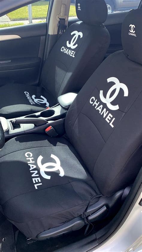 chanel inspired car seat covers|Chanel Seat Covers .